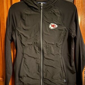 Cutter & Buck Kansas City Chiefs Full Zip Jacket Women’s Small NFL Black